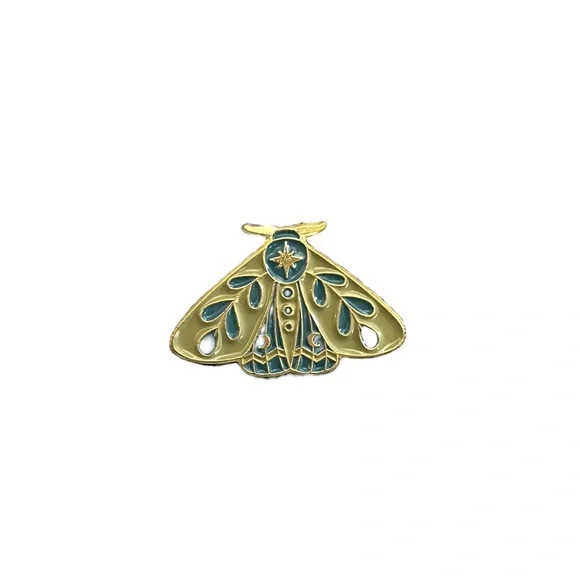 Moth Enamel Pin - Picture 1 of 3